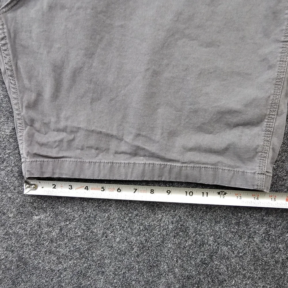 Carhartt‎ Relaxed Fit Canvas Shorts Men's 54 Gray Work Utility Stretch 102514